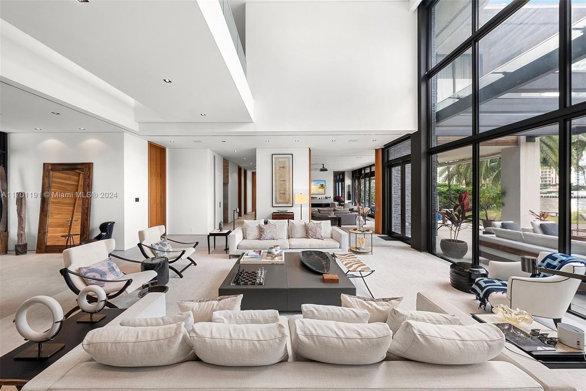Interior, Living room, Recessed Lighting