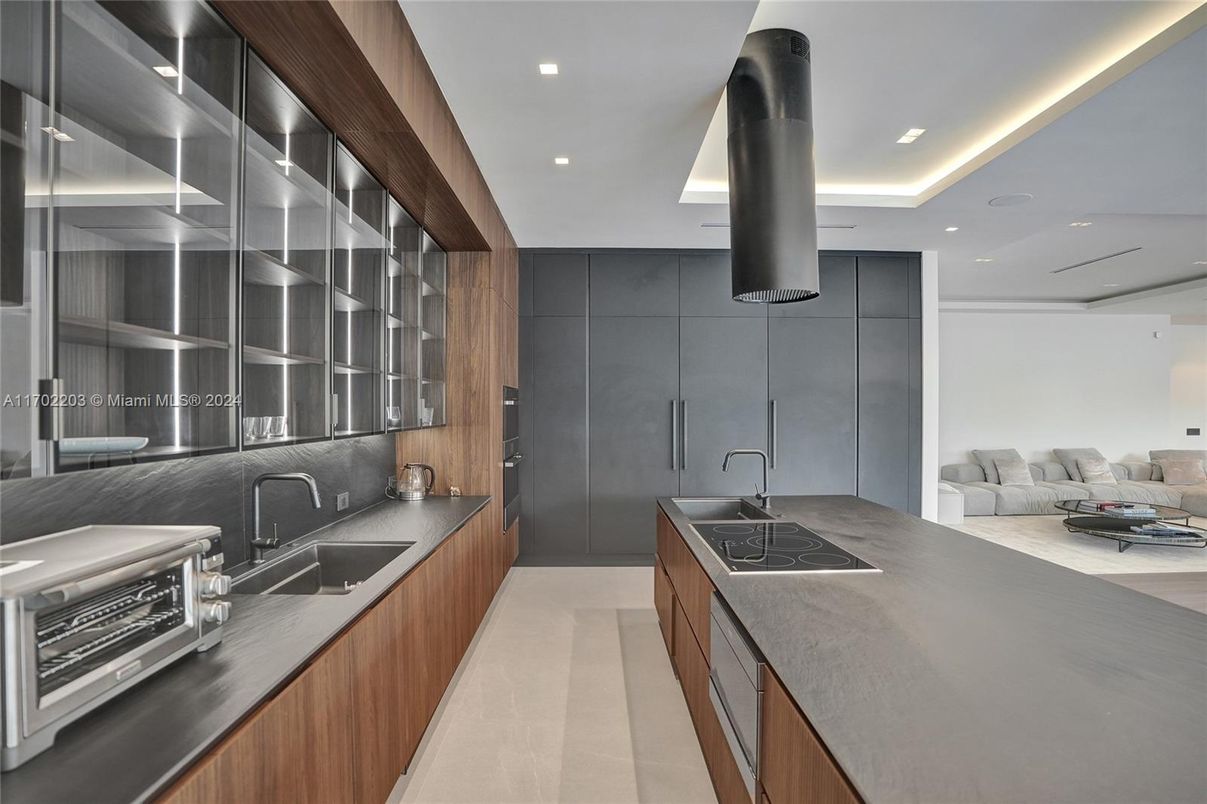 Interior, Kitchen, Recessed Lighting, Stainless Steel Appliances