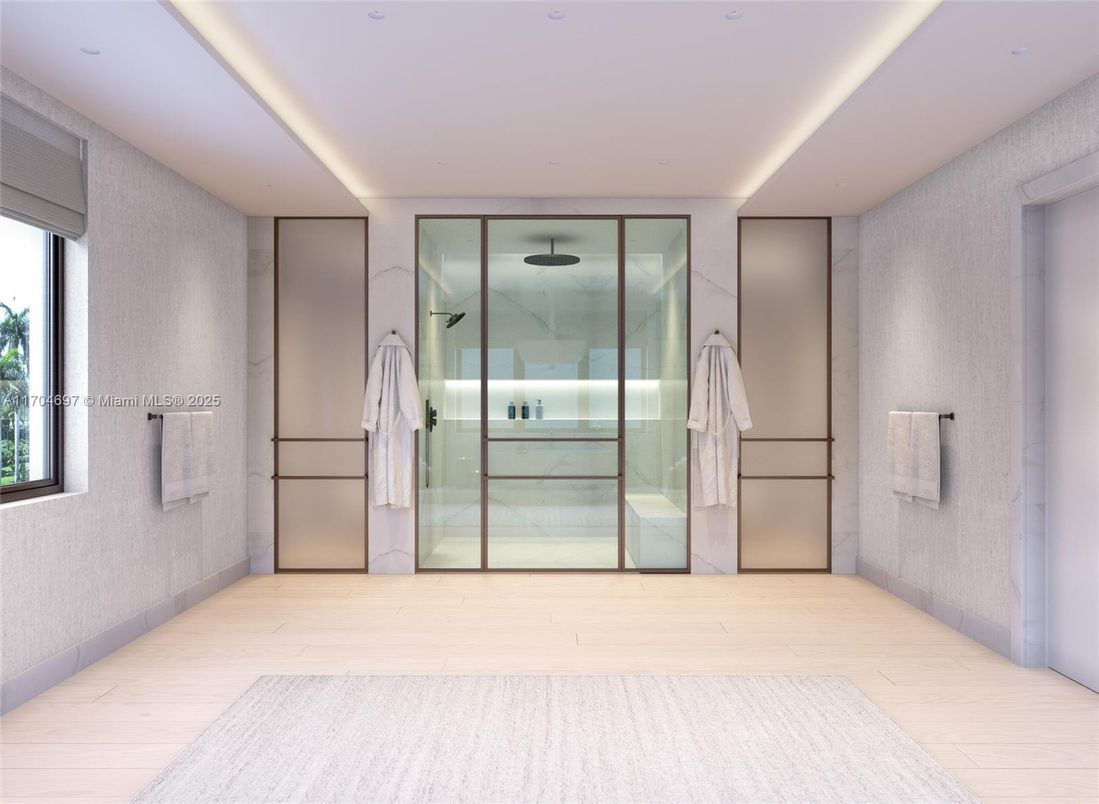 Empty room, Interior, Recessed Lighting