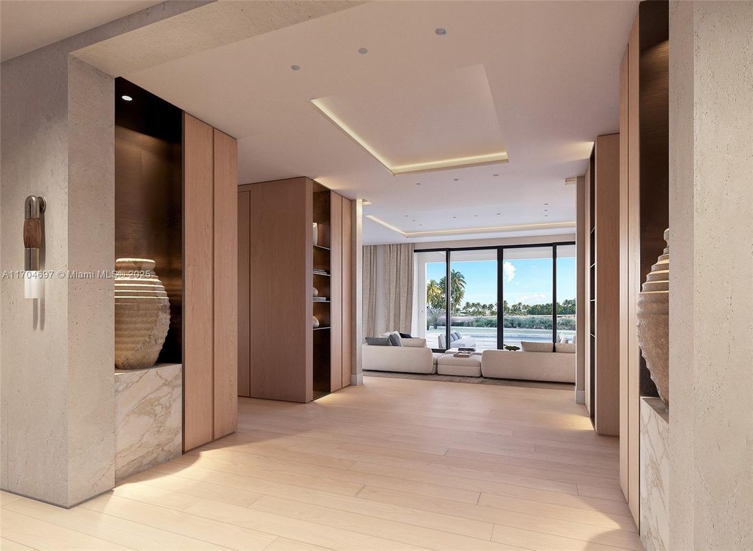 Interior, Living room, Recessed Lighting, Water, Wood Texture Flooring