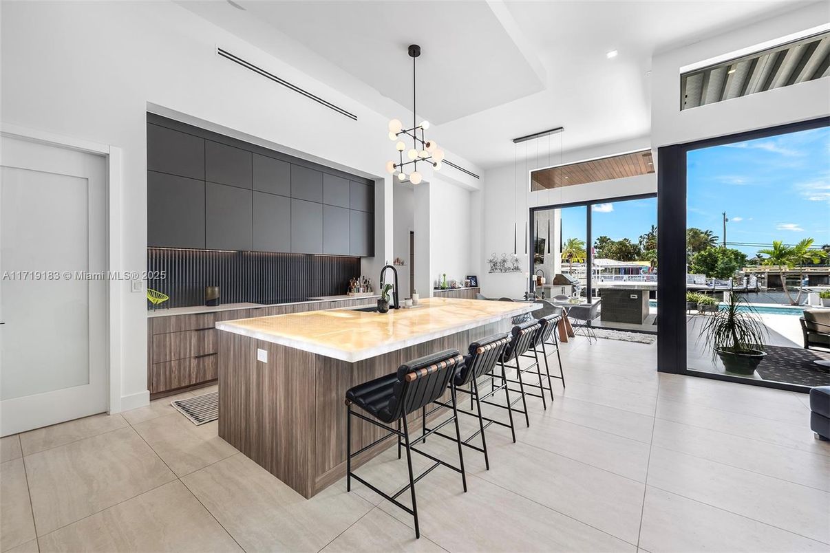 Interior, Kitchen, Pendant Lights, Recessed Lighting
