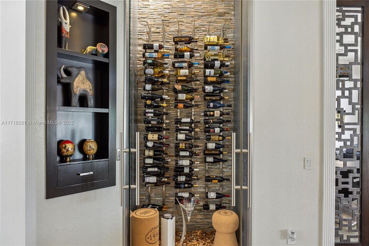 Interior, Stone Walls, Wine Storage
