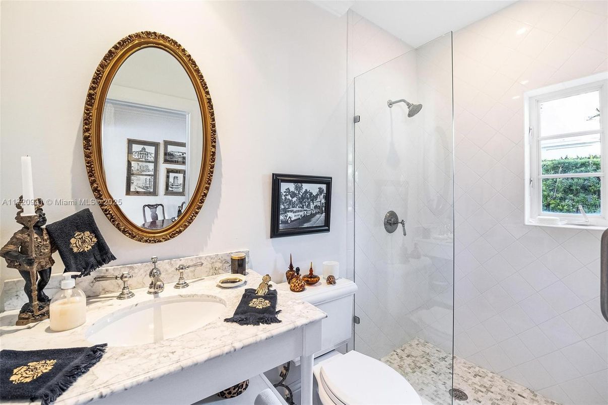 Bathroom, Glass Shower, Interior