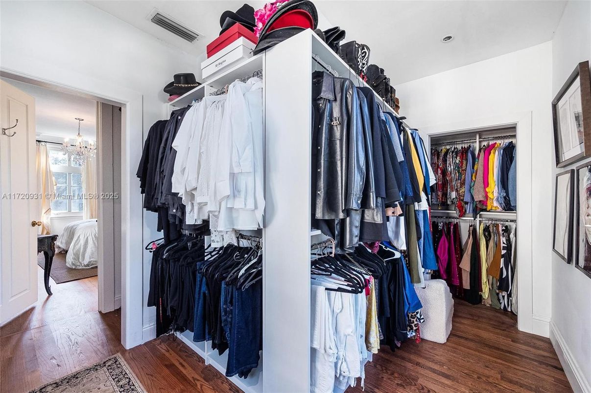Interior, Walk-in Closets, Wood Texture Flooring