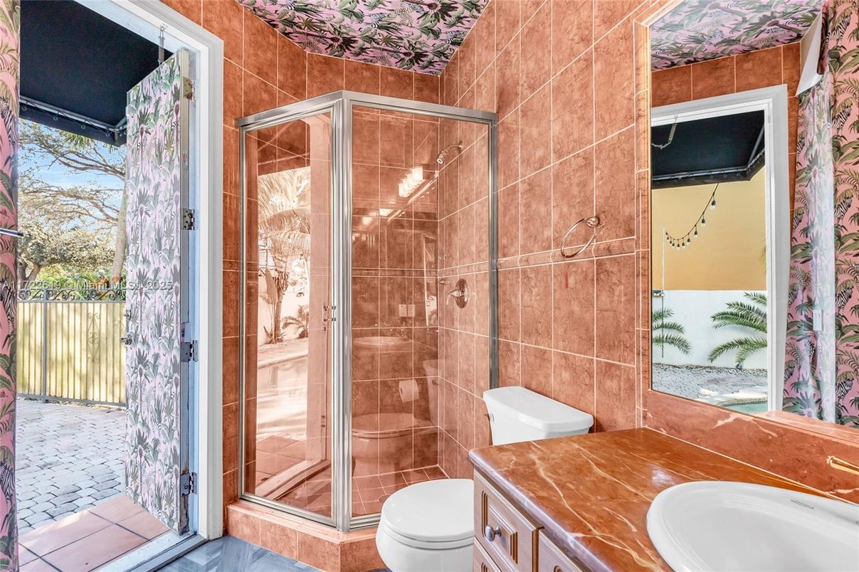Bathroom, Glass Shower, Interior