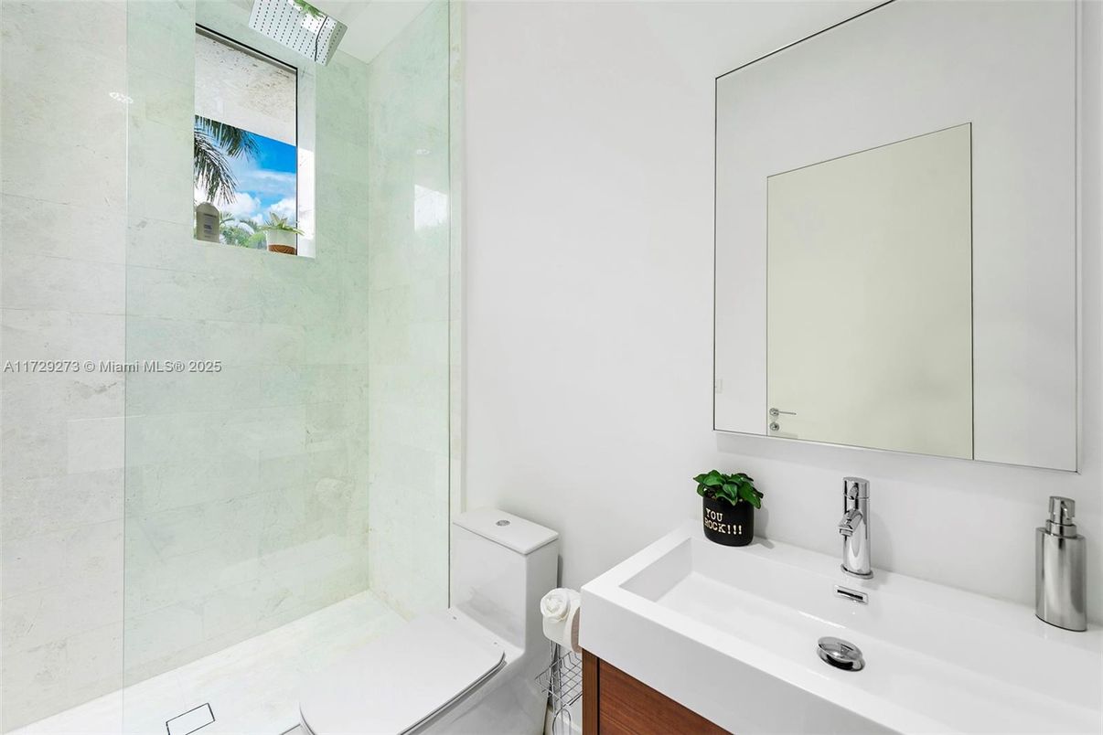 Bathroom, Glass Shower, Interior