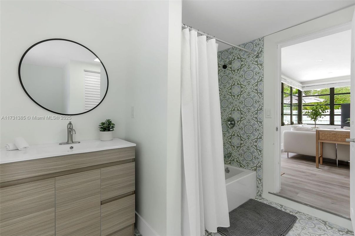 Bathroom, Interior, Wood Texture Flooring