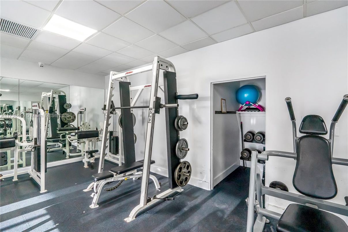Fitness Equipment, Gym, Interior