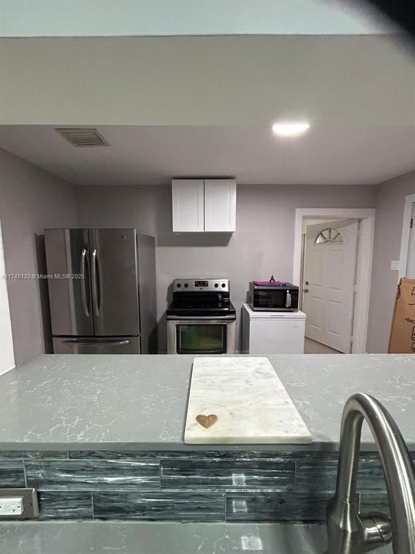 Interior, Kitchen, Recessed Lighting, Stainless Steel Appliances