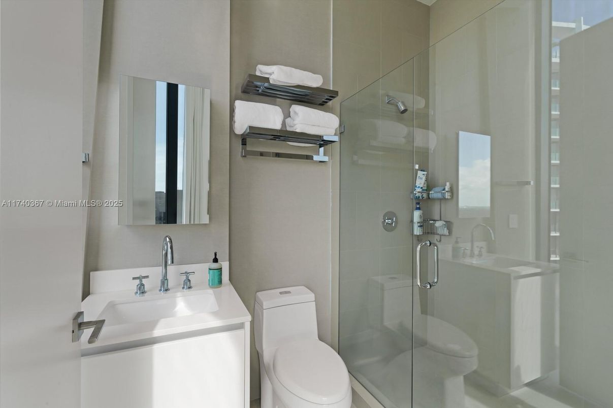 Bathroom, Glass Shower, Interior