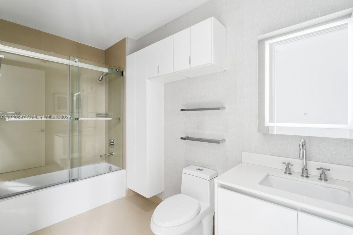 Bathroom, Glass Shower, Interior