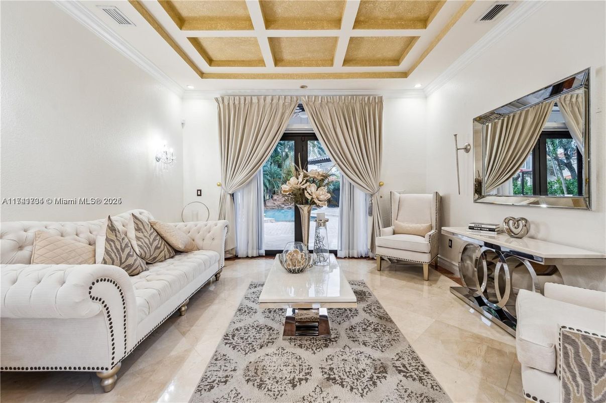 Interior, Living room, Recessed Lighting