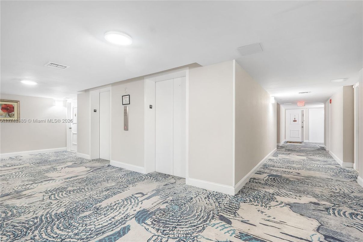 Elevator, Interior, Recessed Lighting