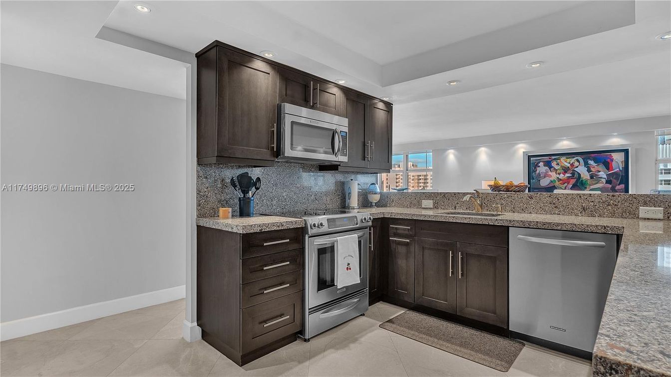Interior, Kitchen, Recessed Lighting, Stainless Steel Appliances