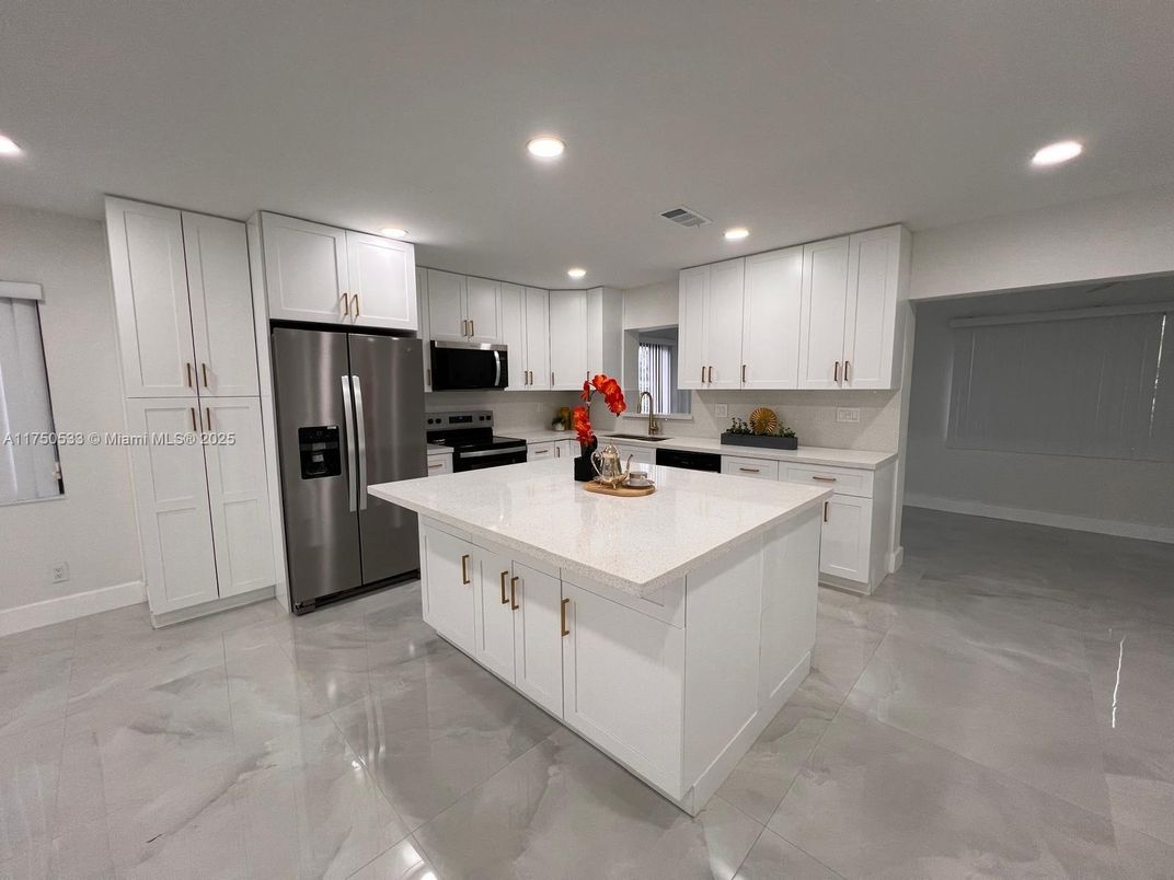 Interior, Kitchen, Recessed Lighting, Stainless Steel Appliances
