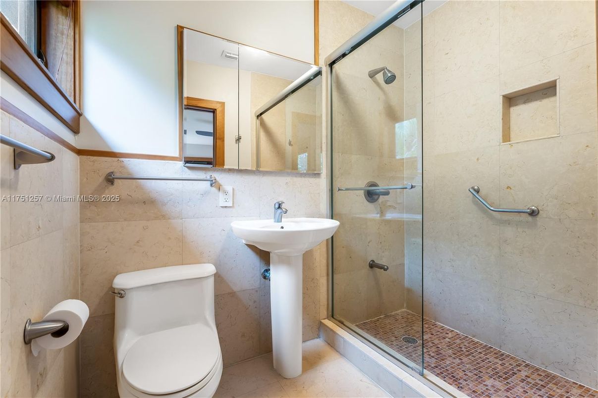 Bathroom, Glass Shower, Interior