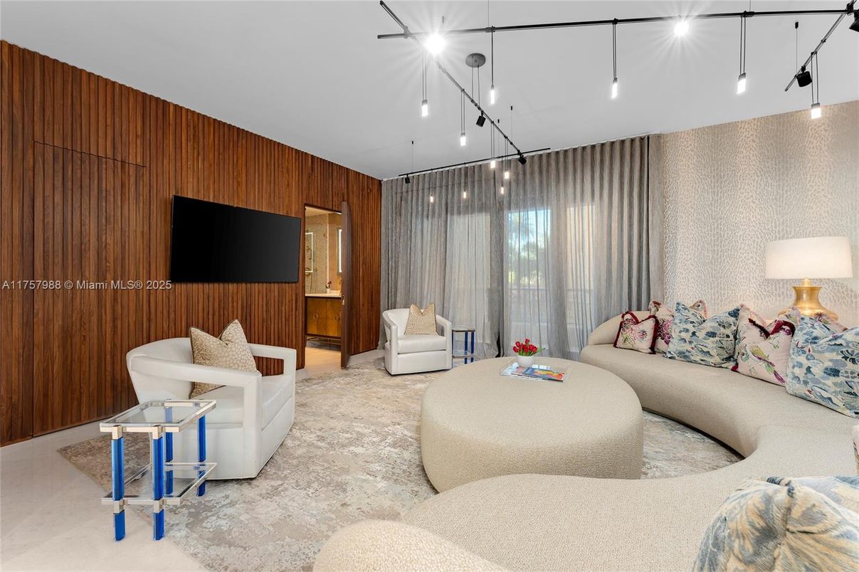 Interior, Living room, Pendant Lights, Wooden Walls
