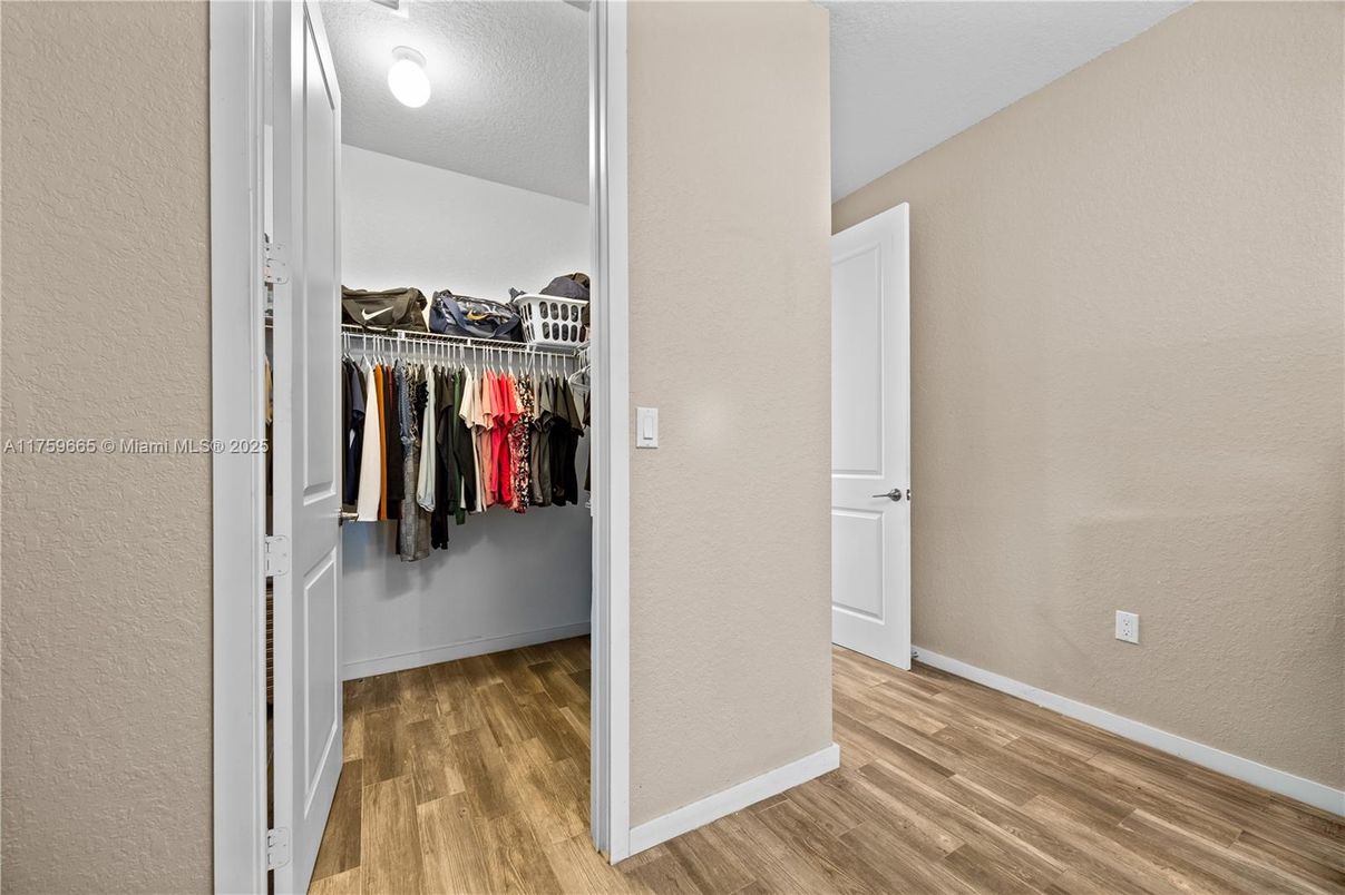 Interior, Walk-in Closets, Wood Texture Flooring
