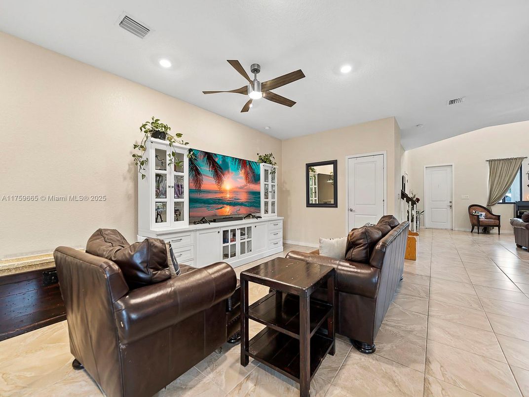 Interior, Living room, Recessed Lighting