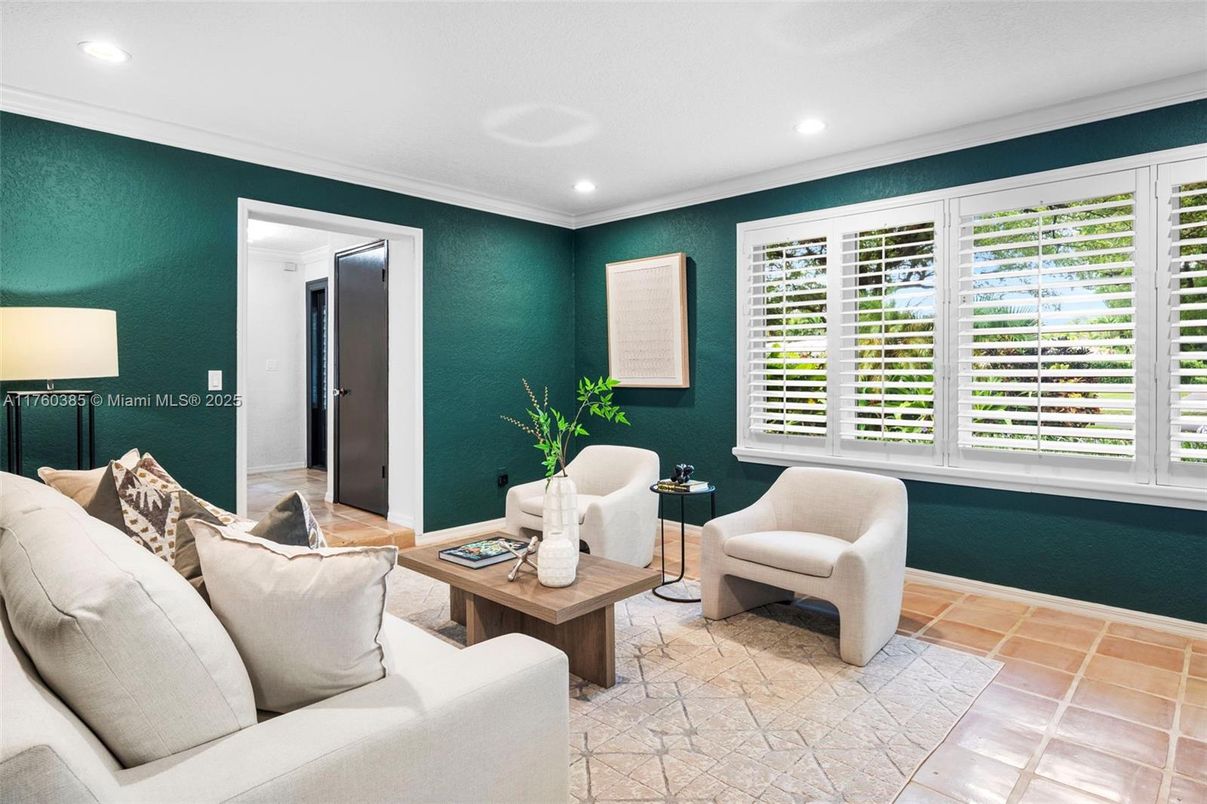 Interior, Living room, Recessed Lighting