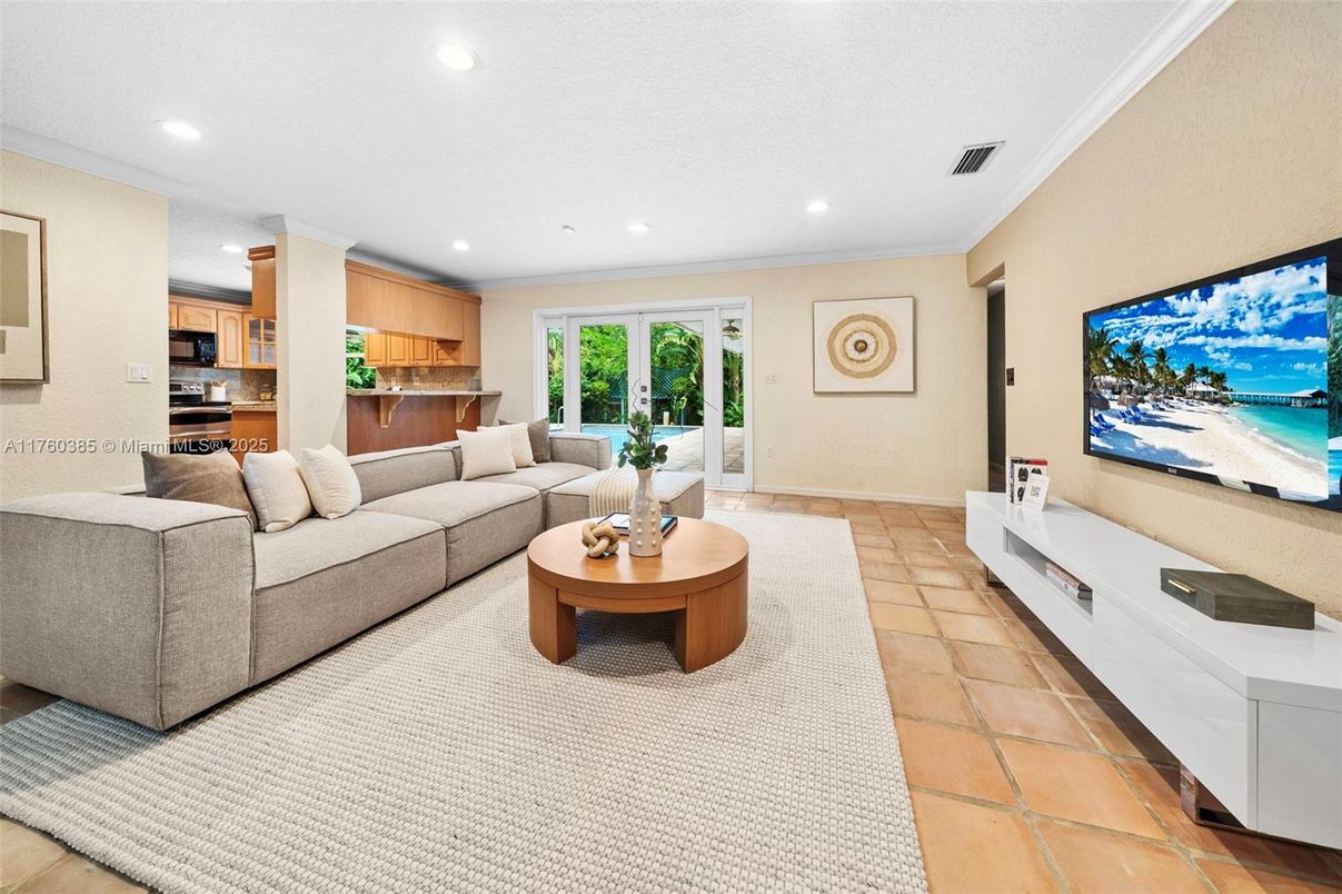 Interior, Kitchen, Living room, Recessed Lighting