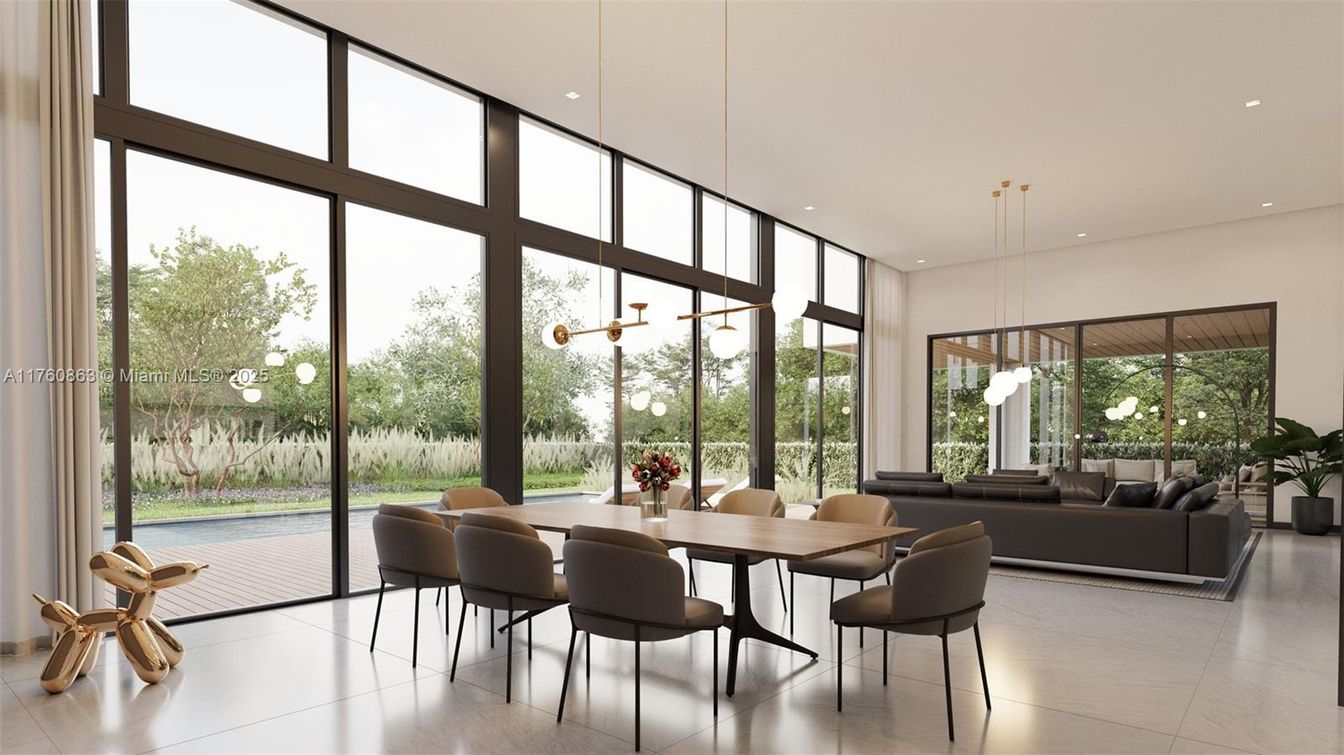 Dining room, Interior, Living room, Pendant Lights, Recessed Lighting