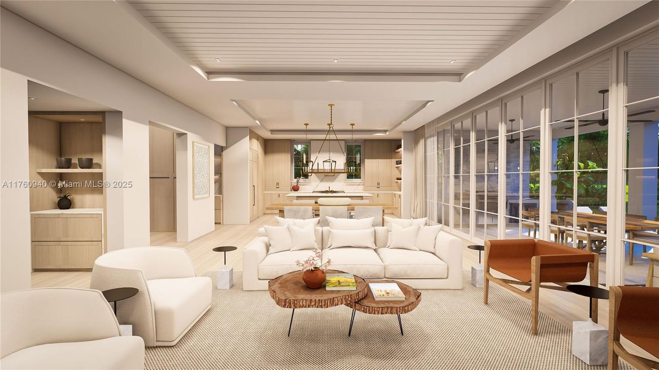 Interior, Kitchen, Living room, Pendant Lights, Recessed Lighting