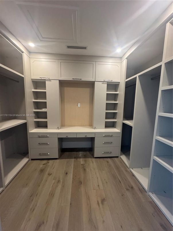 Interior, Recessed Lighting, Walk-in Closets, Wood Texture Flooring