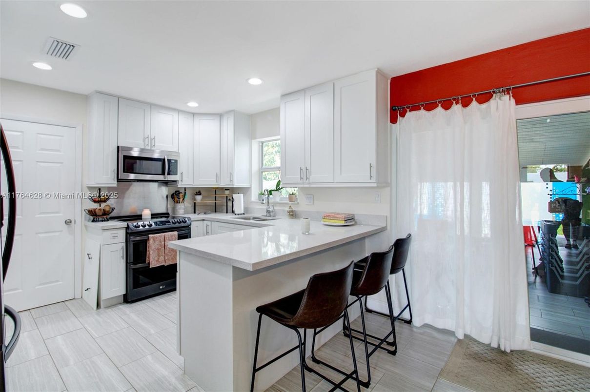 Interior, Kitchen, Recessed Lighting, Stainless Steel Appliances