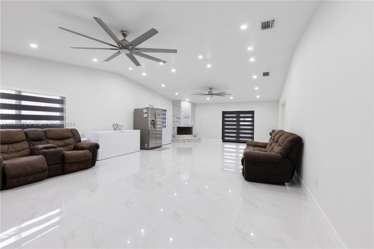 Interior, Living room, Marble, Recessed Lighting