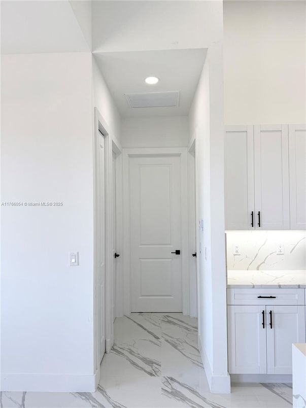 Interior, Marble, Recessed Lighting