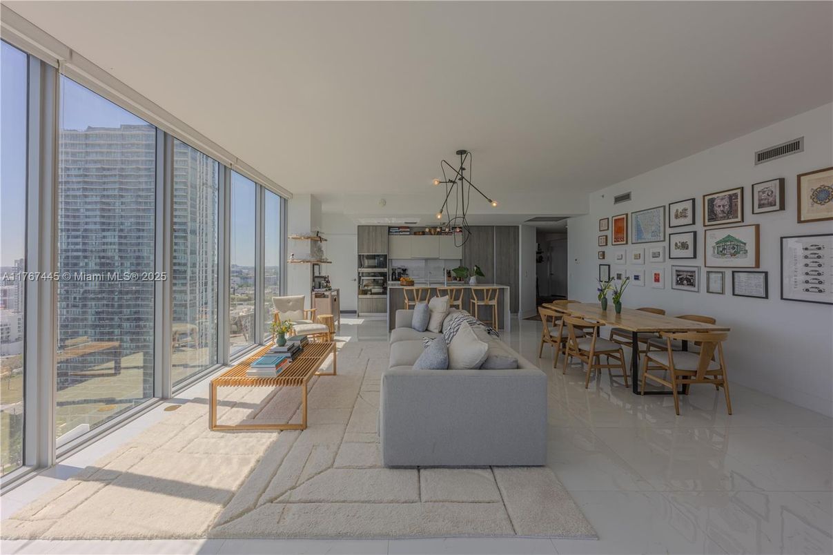 Dining room, Interior, Kitchen, Living room, Pendant Lights