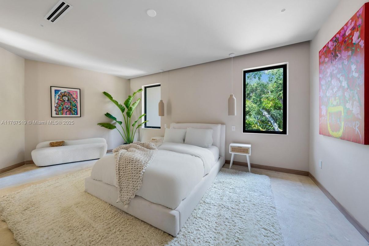 Bedroom, Interior, Recessed Lighting