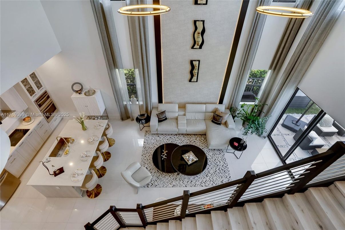 Interior, Living room, Pendant Lights