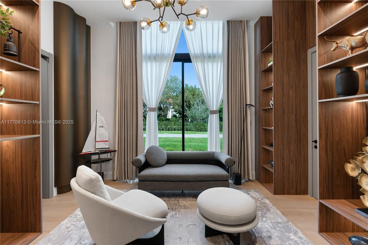 Interior, Living room, Pendant Lights, Wood Texture Flooring