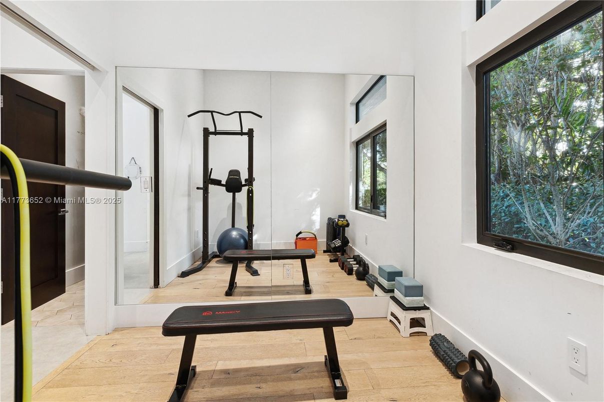 Fitness Equipment, Interior, Wood Texture Flooring