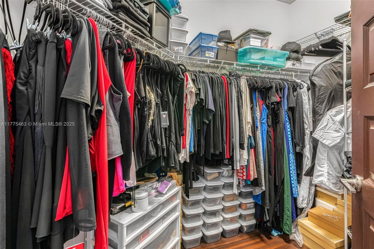 Interior, Walk-in Closets, Wood Texture Flooring