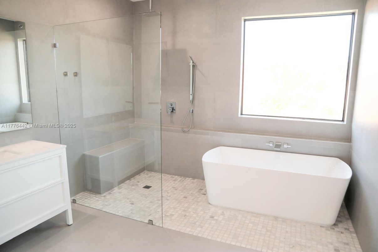 Bathroom, Free Standing Baths, Glass Shower, Interior