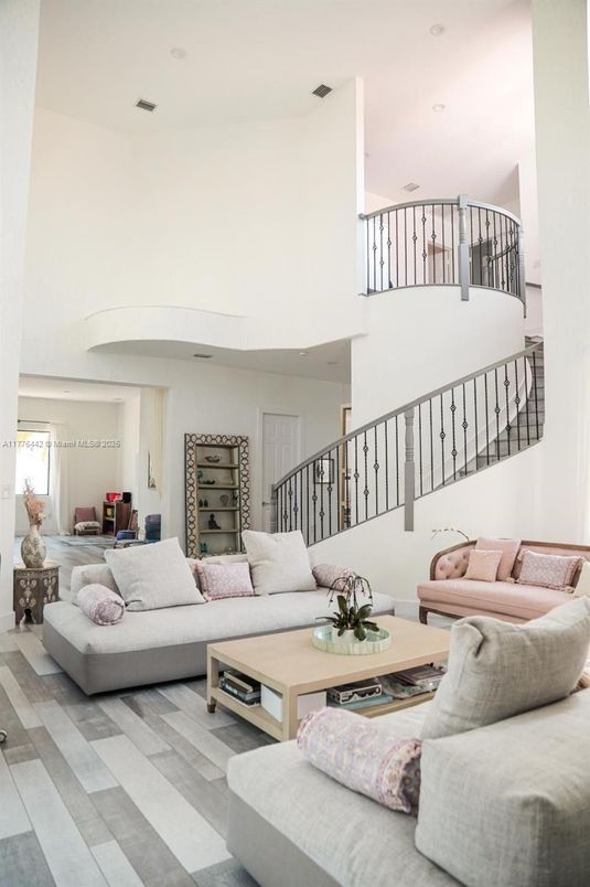 Interior, Living room, Recessed Lighting