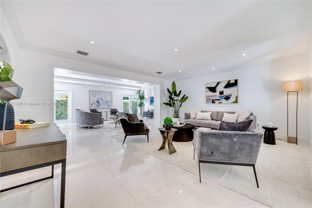 Interior, Living room, Recessed Lighting