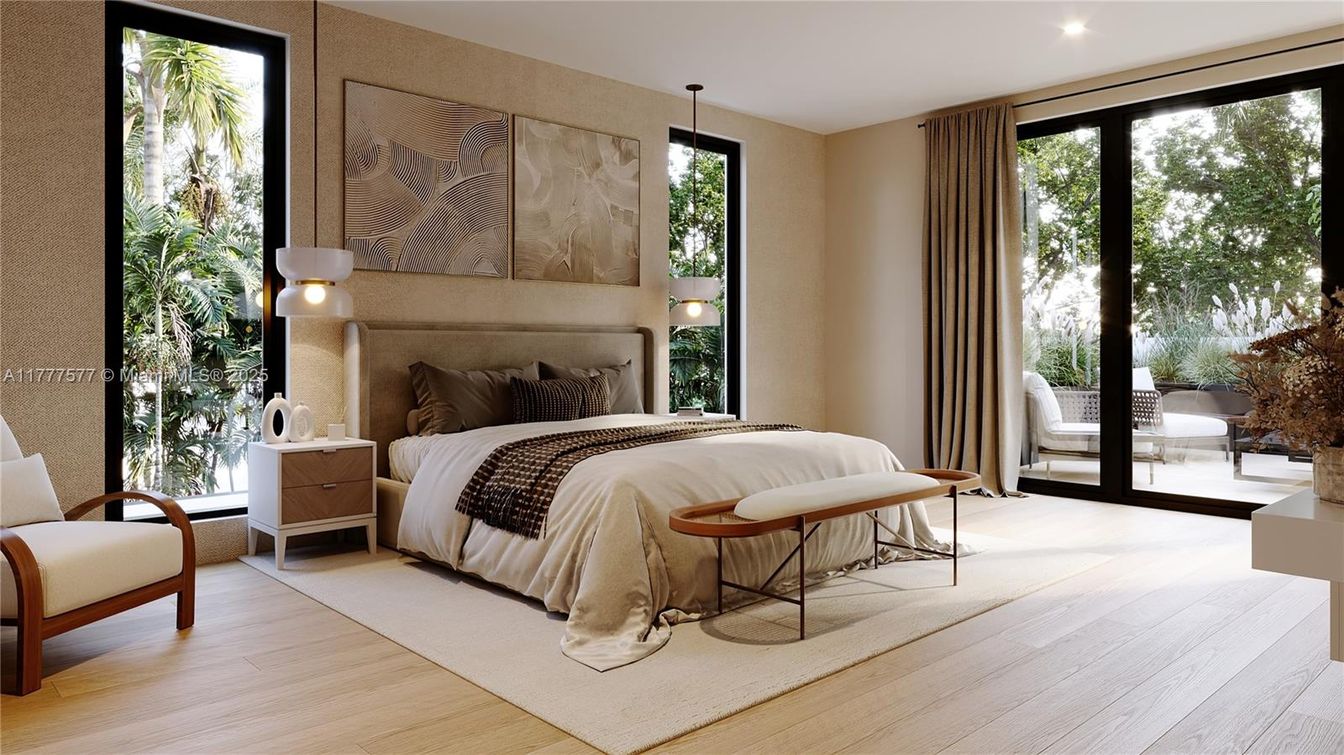 Bedroom, Interior, Wood Texture Flooring