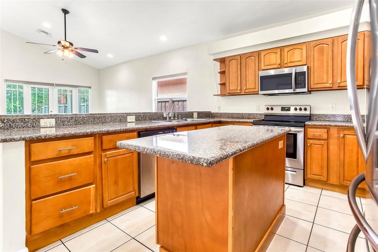 Interior, Kitchen, Recessed Lighting, Stainless Steel Appliances