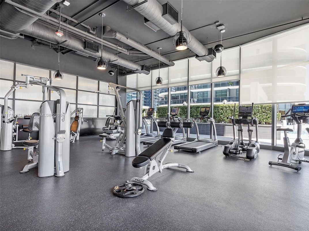 Fitness Equipment, Gym, Interior