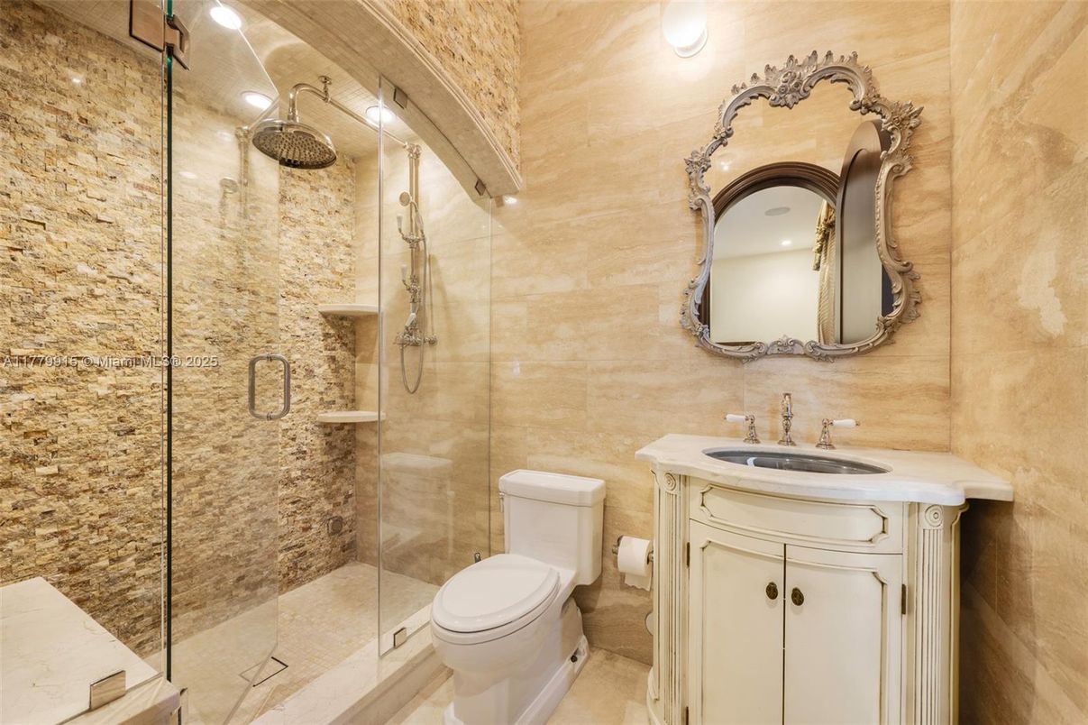 Bathroom, Glass Shower, Interior