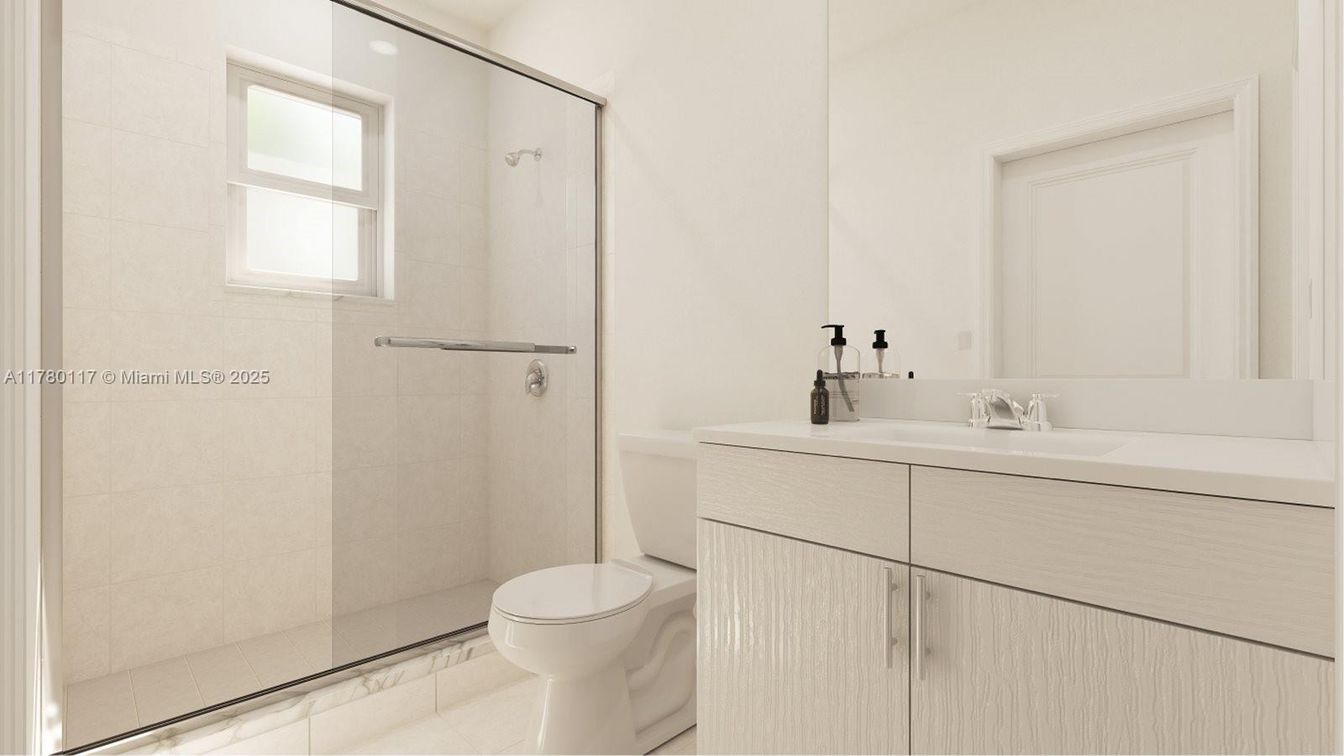 Bathroom, Glass Shower, Interior