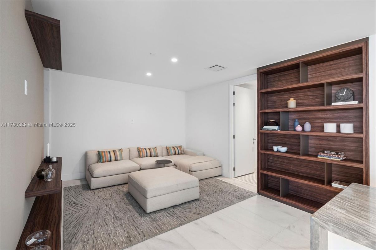 Interior, Living room, Recessed Lighting
