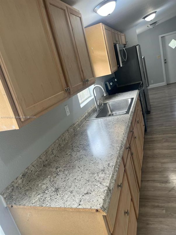 Interior, Kitchen, Wood Texture Flooring