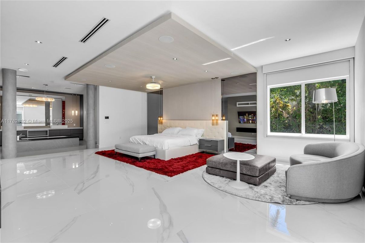Bedroom, Interior, Living room, Marble, Recessed Lighting