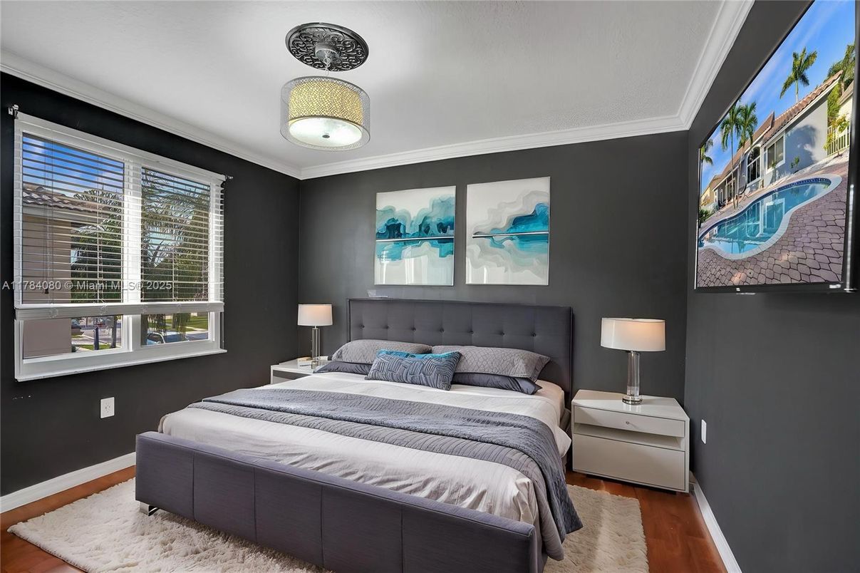 Bedroom, Interior, Wood Texture Flooring