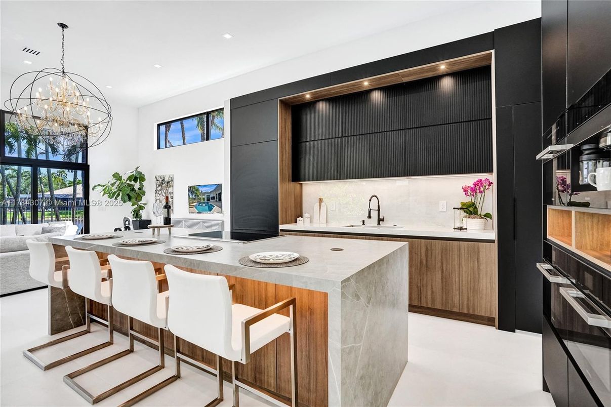 Chandelier, Interior, Kitchen, Recessed Lighting